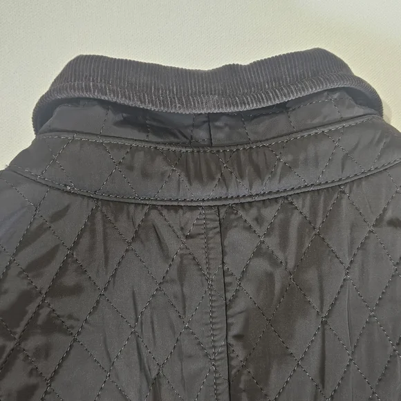 Talbots Quilted Winter Vest Medium Brown Lined - Picture 8 of 8